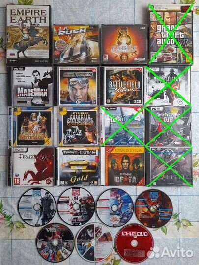 Игры на пк, Диски из журналов, Постеры