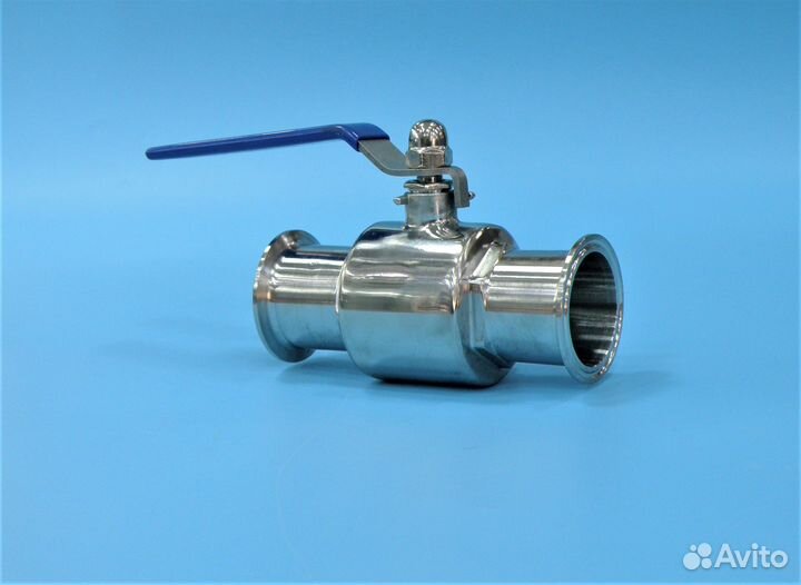 Шаровый кран кламп 2