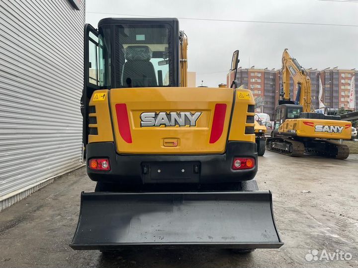 Мини-экскаватор SANY SY65W, 2023
