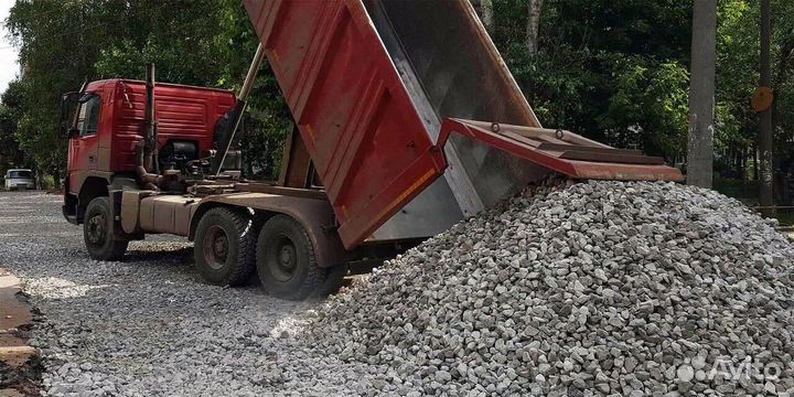Щебeнь гравийный