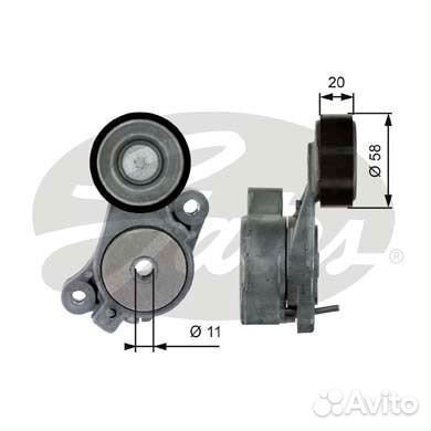 Натяжной ролик привода вспомогательных агрегатов drivealign