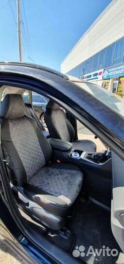 Авточехлы экокожа+алькантараT.Rav-4 5покония