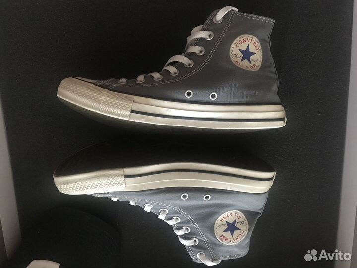 Кеды converse высокие серые, 40, 7