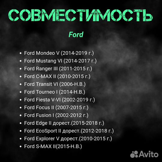 Лазерные противотуманные фары Ford