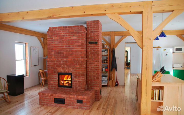 Печи камины барбекю из кирпича