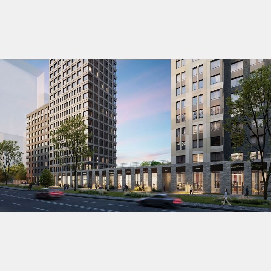 Квартира-студия, 47,9 м², 29/40 эт.