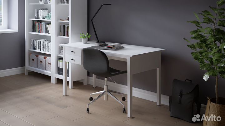 Стол письменный белый Askona Terek (IKEA)