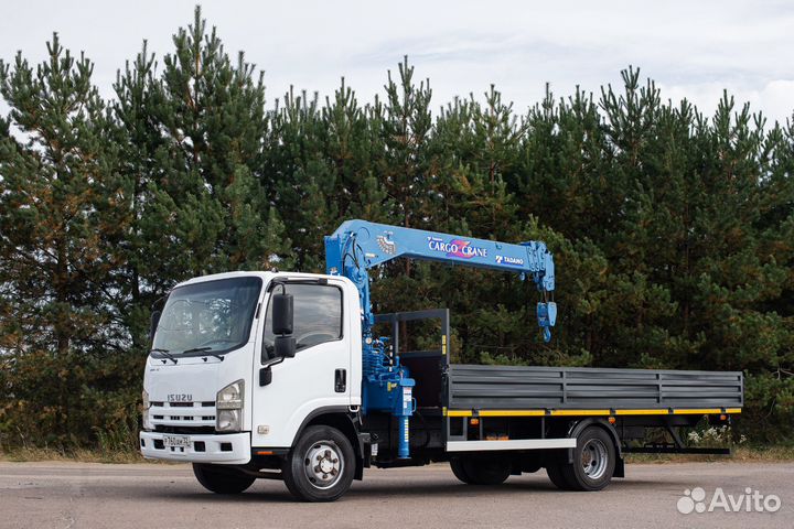 Isuzu Elf (N-series) с КМУ, 2013