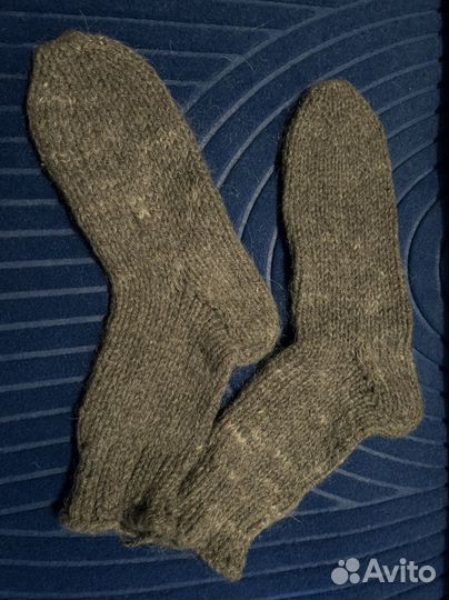 Зимние шерстяные мужские носки