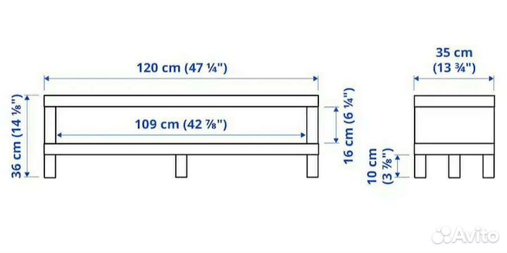 Тумба для телевизора IKEA Оригинал Новая