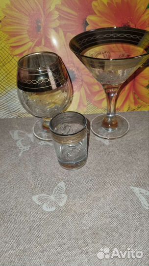 Фужеры,бокалы,рюмки(набор) 18шт