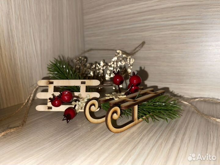 Новогодние санки