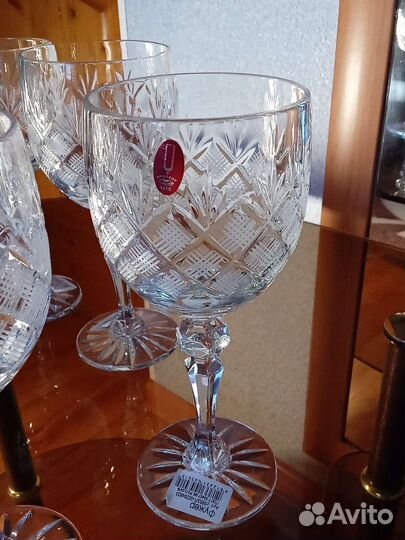 Хрустальные фужеры. Бокалы