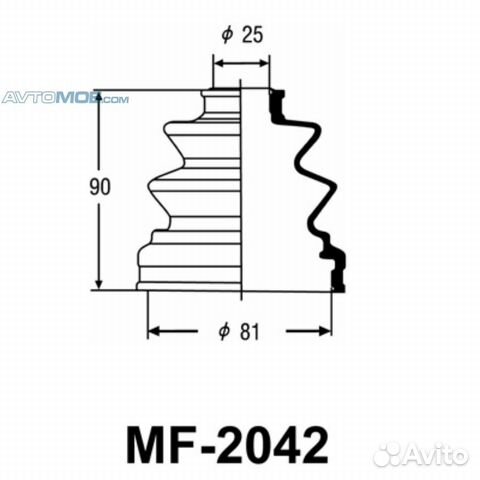 Пыльник шруса внутренний MF2042 masuma