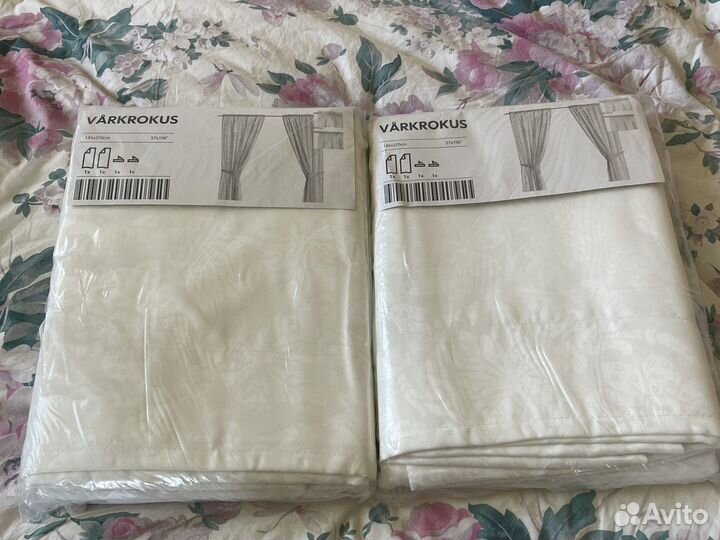 IKEA плотные портьры, шторы