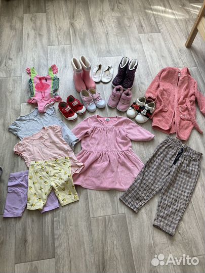 Одежда пакетом на девочку 104-110