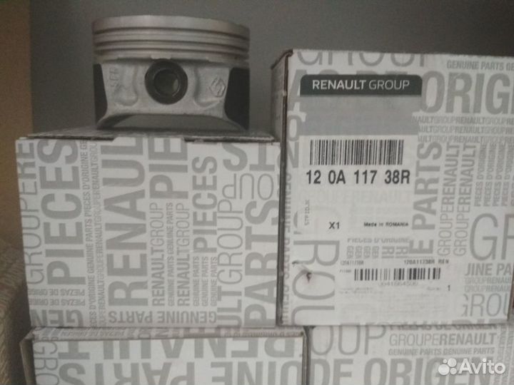 Поршень с кольцами Рено Логан, Ларгус 1.6 STD