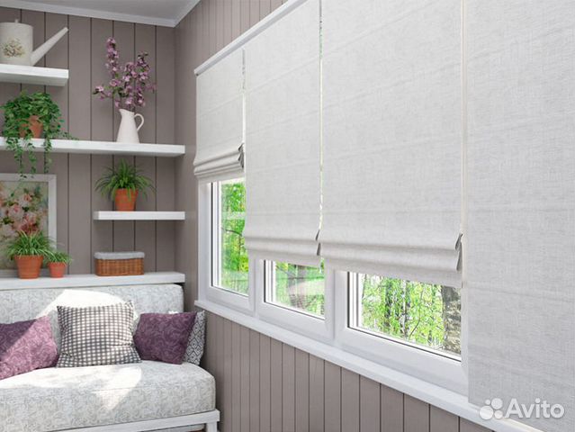 Рулонные шторы день ночь