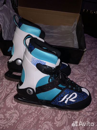 Коньки раздвижные 34-38