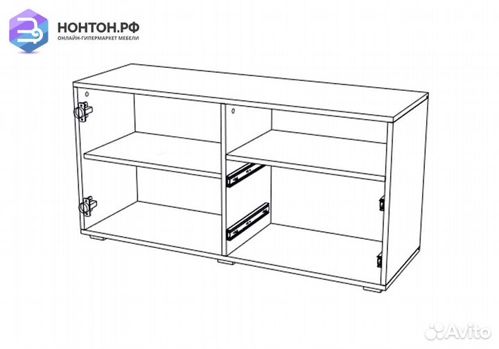 Тв-тумба Асти №5 дуб сонома / венге