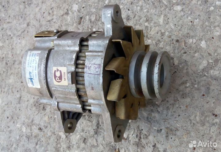 Генератор УАЗ 55А 2-х ручейковый кзатэ 6631.3701