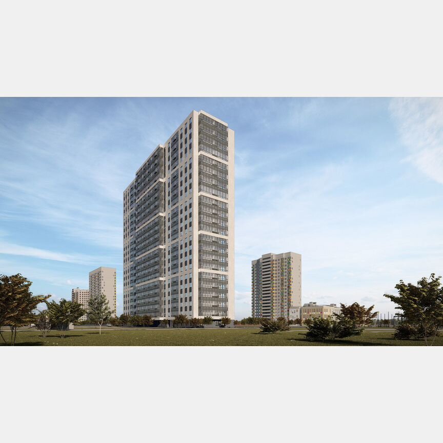 1-к. квартира, 33,7 м², 1/22 эт.