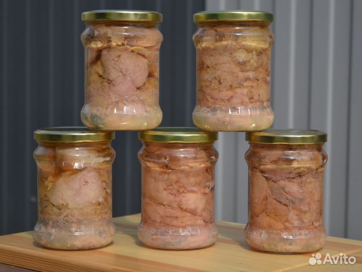 Печень трески в стекле