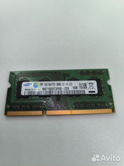 Оперативная память ddr3 для ноутбука 1 гб