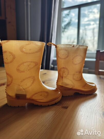 Детские резиновые сапоги 21 размер