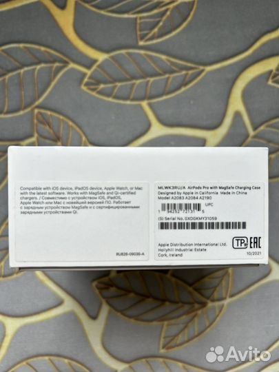 Наушники Airpods pro оригинал