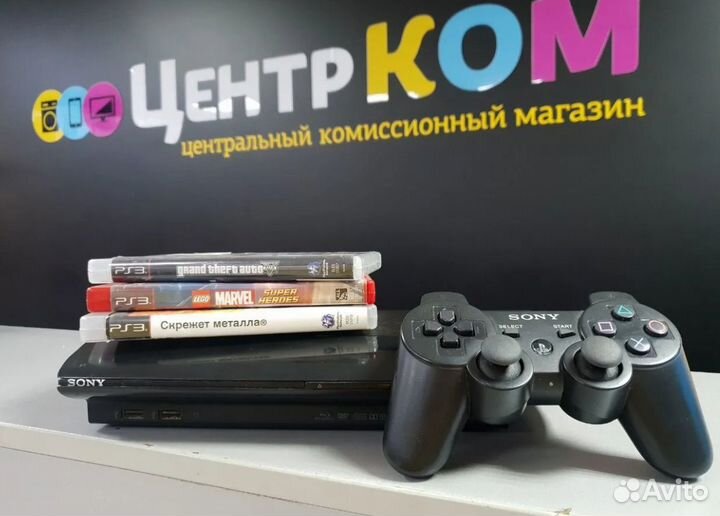 Игровая приставка PS3 slim 320gb