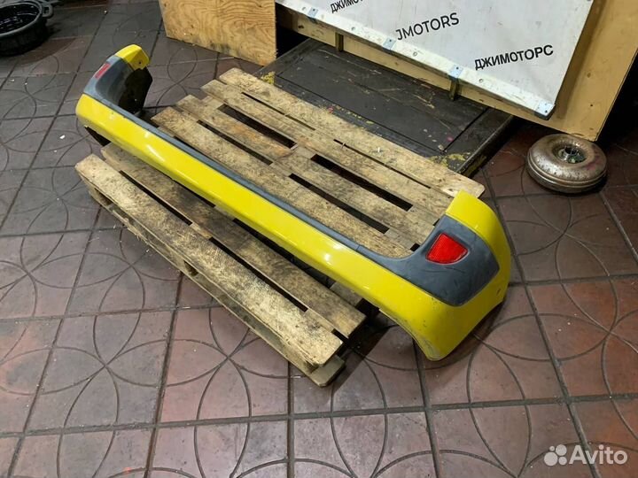 Бампер задний Рено Кангу 03-09 Renault kangoo