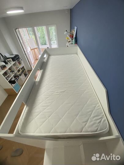 Кровать-чердак коллекции Мозаика с матрасом Robby