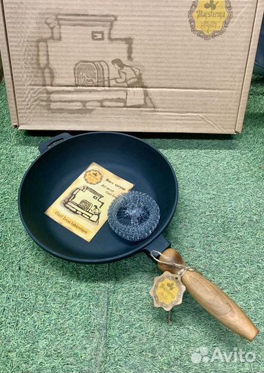 Сковорода чугун со съемной ручкой