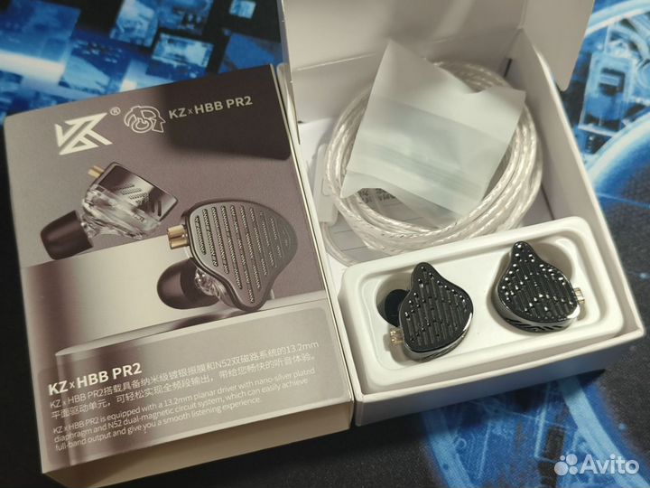 Наушники KZ PR2 магнито планарные гарнитура hi-fi