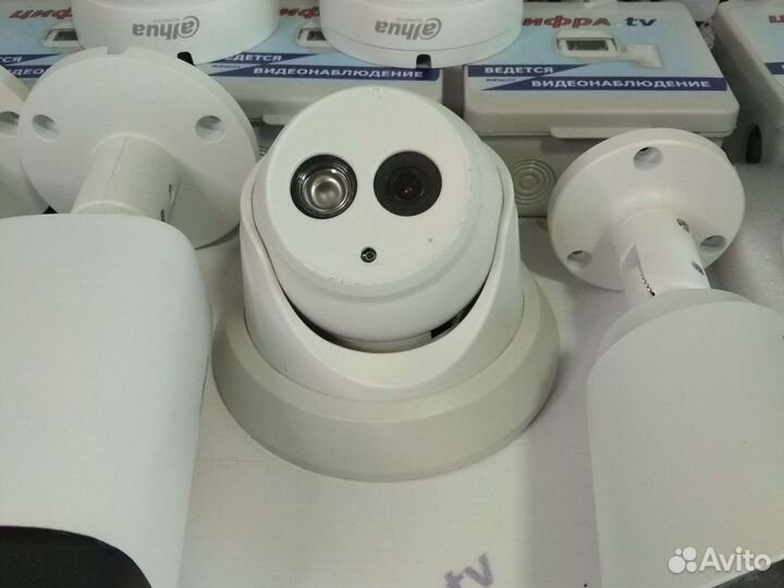 Видеонаблюдение 17 камер IP с микрофоном