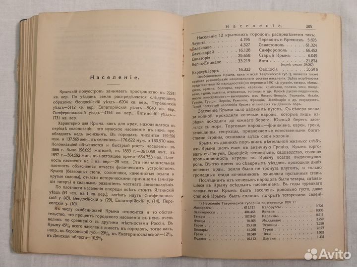 Путеводитель Крымъ 1914 г. Состояние
