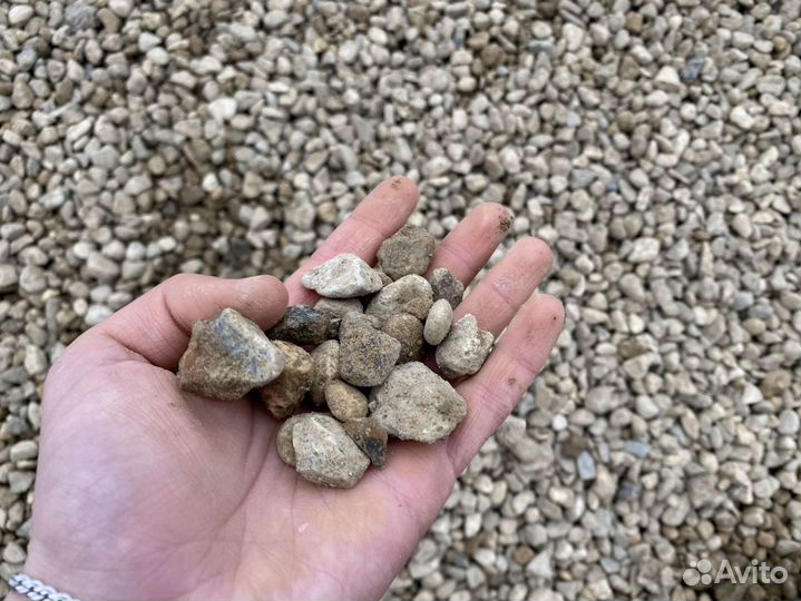 Щебень, Песок