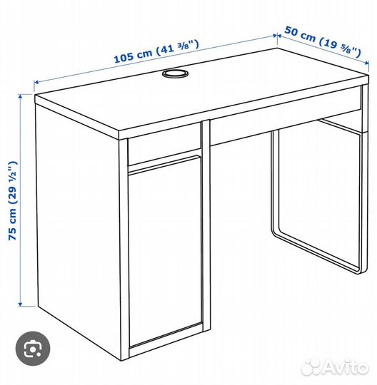 Письменный стол IKEA micke mikke микке