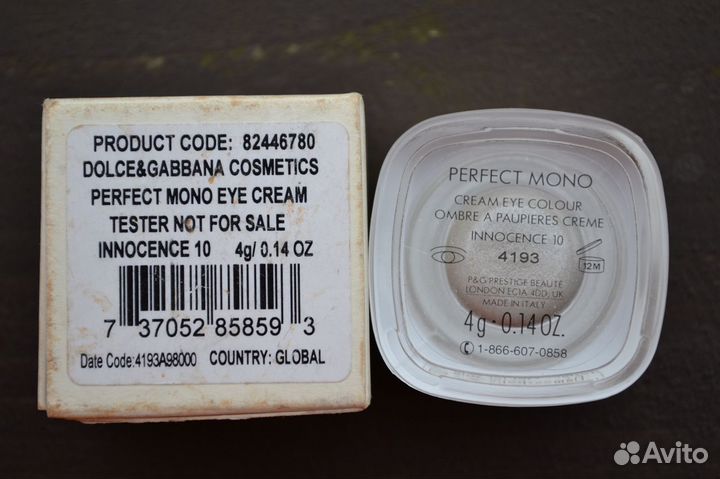 Тени Dolce & Gabbana Perfect Mono Eye Cream