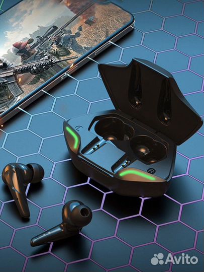 Игровые беспроводные bluetooth наушники