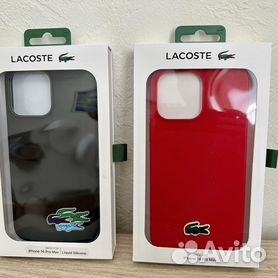 Lacoste iPhone 14 Pro Max Case Red