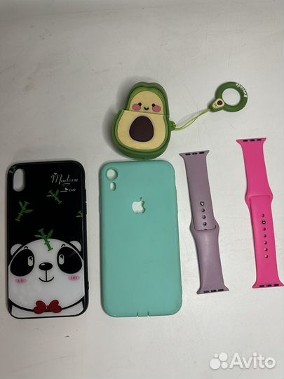 Чехол на iPhone Xr, Airpods, Ремешок Apple Watch
