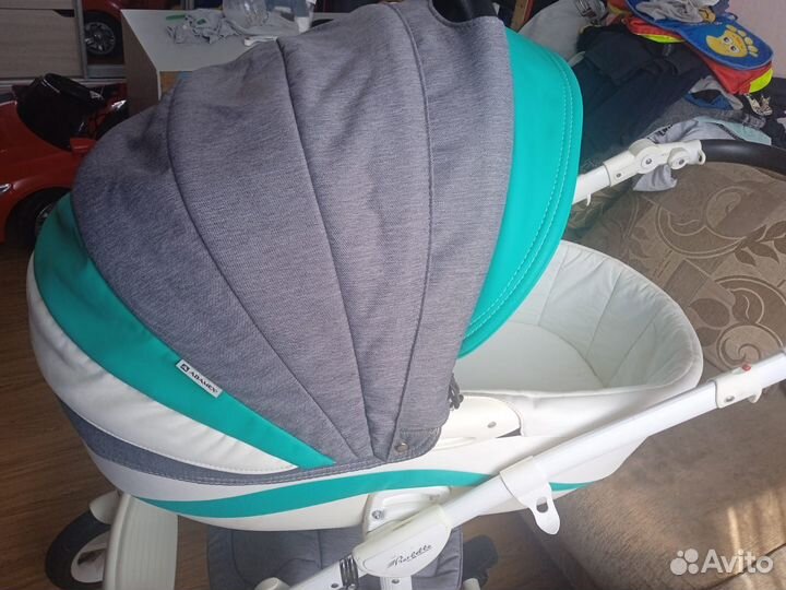 Коляска адемикс 3 в 1 эко кожа