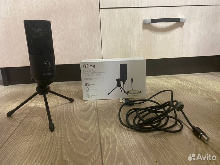 Микрофон Fifine K680 черный