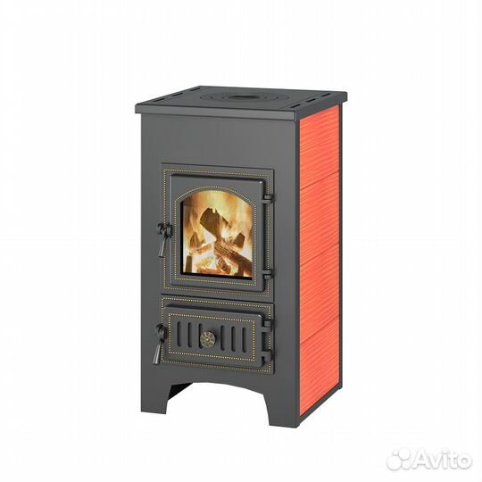 Печь-Камин везувий пк-01 (270) с плитой красн. 9 к