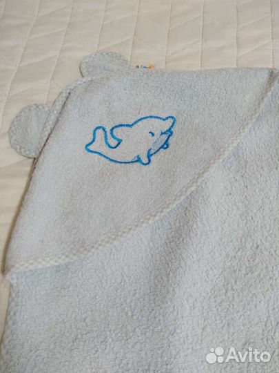 Махровое полотенце с уголком