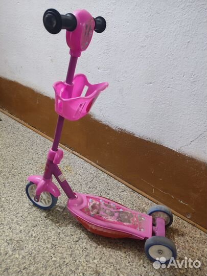 Самокат детский трехколесный бу