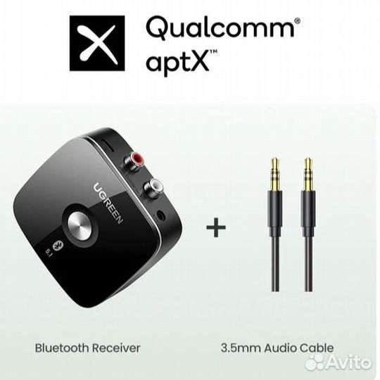 Bluetooth 5.1 ресивер с aptX HD Ugreen