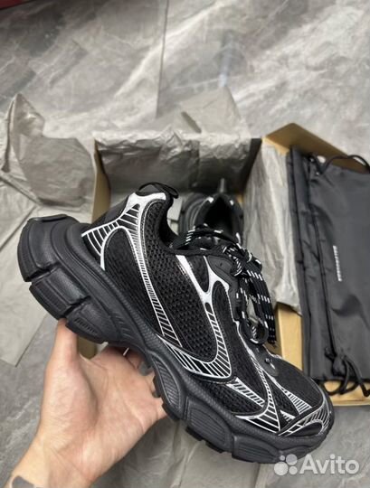 Balenciaga 3xl reflective sneakers, Black